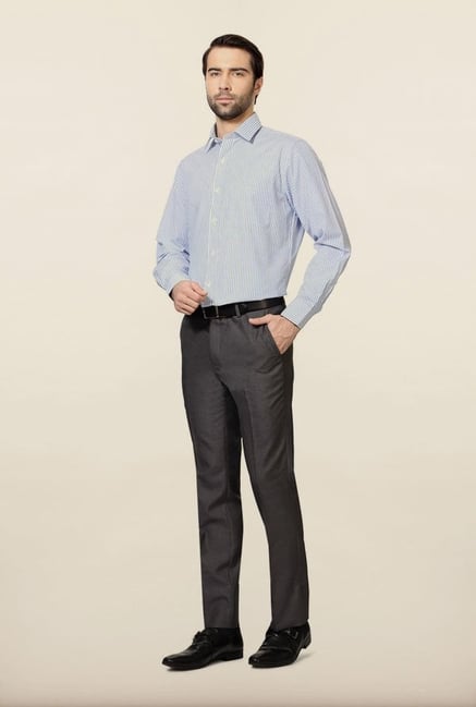 University of Oxford Blue Striped Formal Shirt University of Oxford Blue Striped Formal Shirt