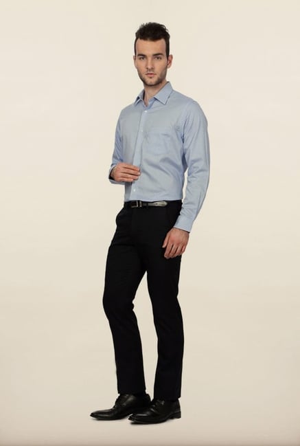 Allen Solly Blue Checks Formal Shirt Allen Solly Blue Checks Formal Shirt