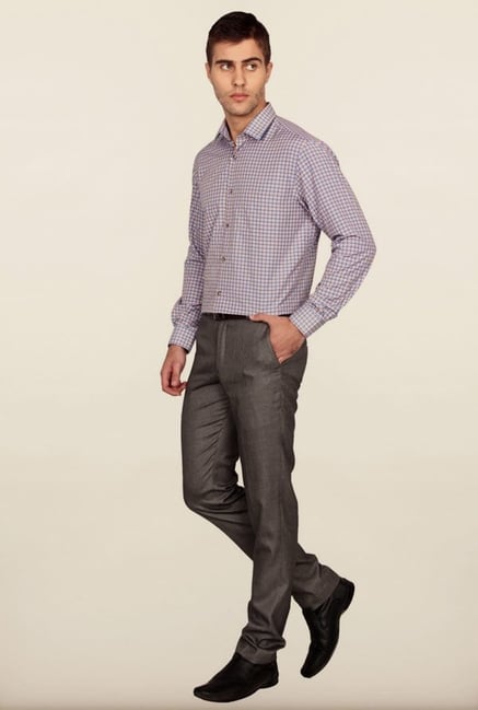 Peter England Blue Checks Formal Shirt Peter England Blue Checks Formal Shirt