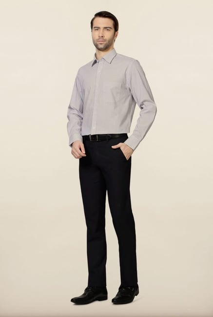 Peter England White Striped Formal Shirt Peter England White Striped Formal Shirt