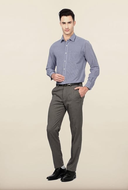 Peter England Navy Checks Formal Shirt Peter England Navy Checks Formal Shirt