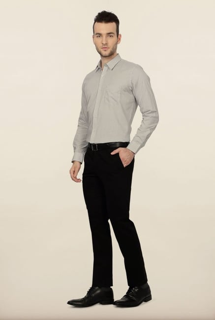 University of Oxford White Striped Formal Shirt University of Oxford White Striped Formal Shirt