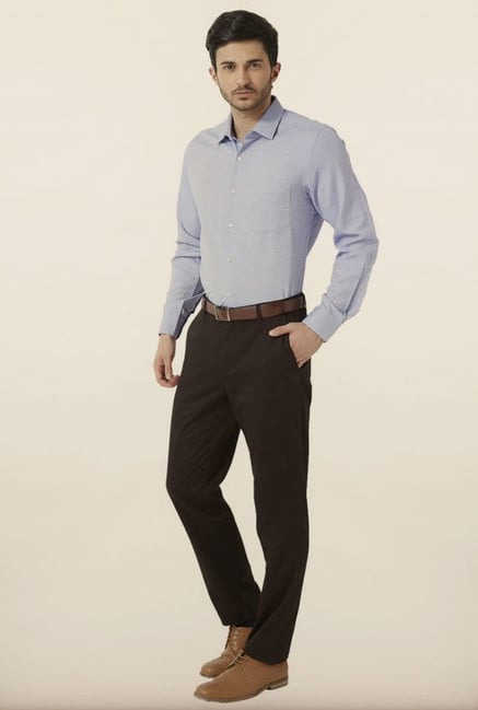 Peter England Blue Formal Shirt Peter England Blue Formal Shirt