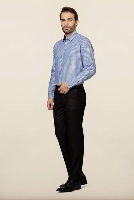 Van Heusen Blue Checks Formal Shirt Van Heusen Blue Checks Formal Shirt