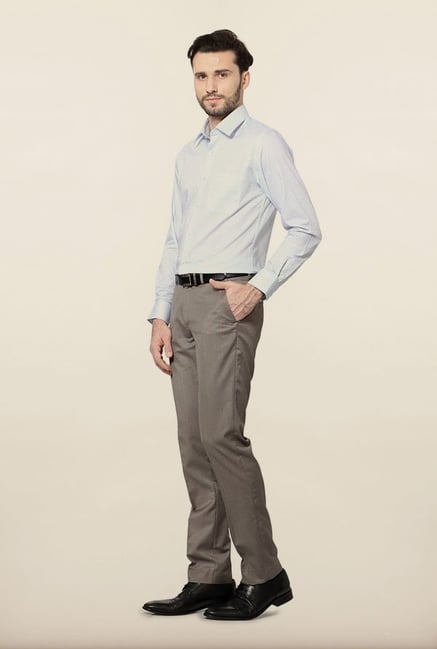 Peter England Blue Checks Formal Shirt Peter England Blue Checks Formal Shirt