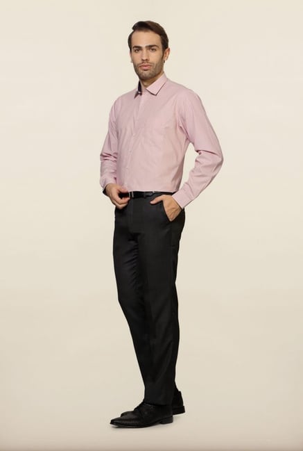 Van Heusen Pink Striped Formal Shirt Van Heusen Pink Striped Formal Shirt
