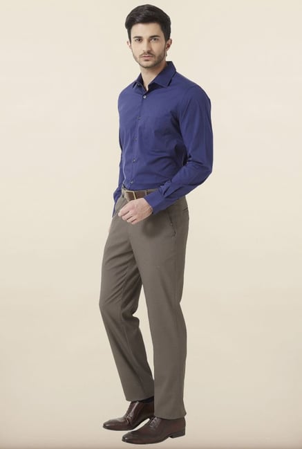 Peter England Dark Blue Formal Shirt Peter England Dark Blue Formal Shirt