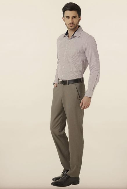 Peter England Purple Formal Shirt Peter England Purple Formal Shirt