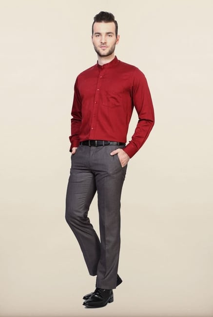 University of Oxford Maroon Formal Shirt University of Oxford Maroon Formal Shirt