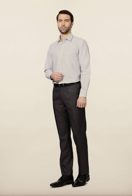 Peter England White Checks Formal Shirt Peter England White Checks Formal Shirt
