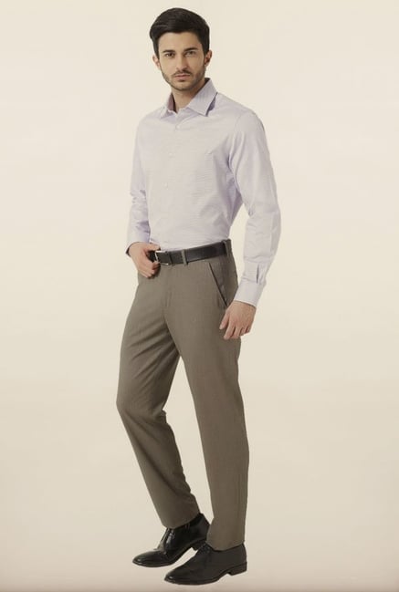 Peter England Purple Formal Shirt Peter England Purple Formal Shirt