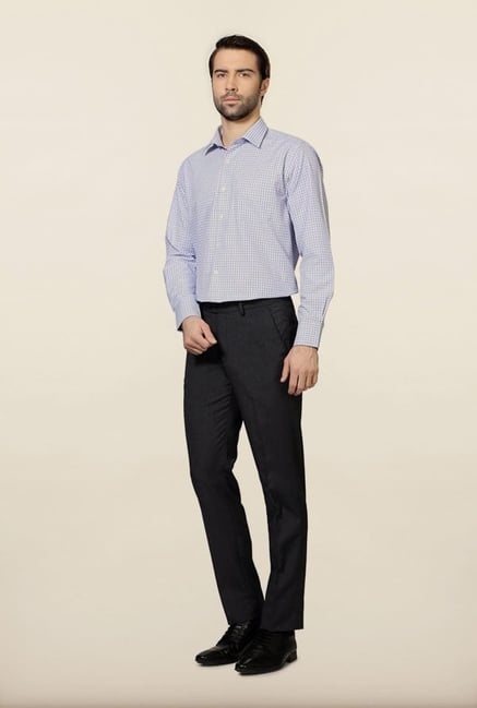 Peter England Blue Checks Formal Shirt Peter England Blue Checks Formal Shirt