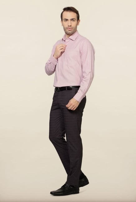 Van Heusen Pink Checks Formal Shirt Van Heusen Pink Checks Formal Shirt
