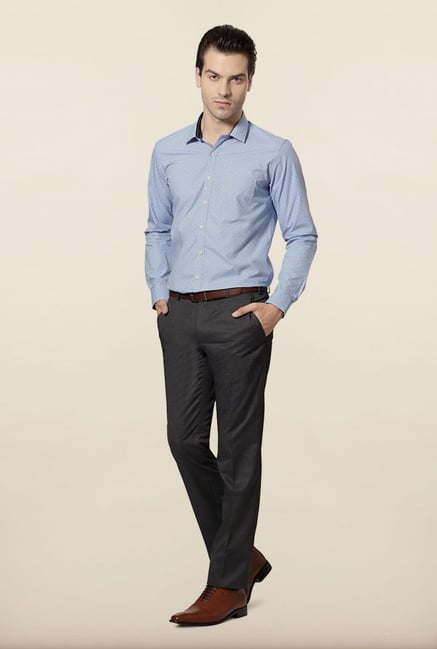 Van Heusen Blue Cotton Formal Shirt Van Heusen Blue Cotton Formal Shirt
