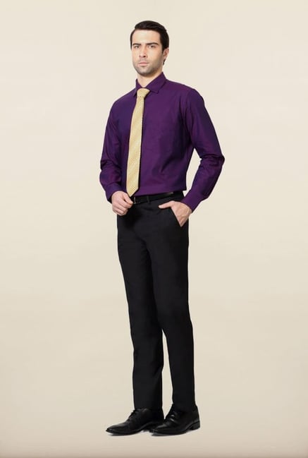 Van Heusen Purple Formal Shirt Van Heusen Purple Formal Shirt
