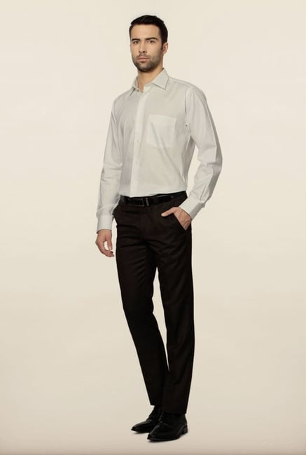Van Heusen White Striped Formal Shirt Van Heusen White Striped Formal Shirt