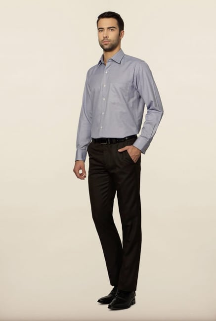 Peter England Blue Formal Shirt Peter England Blue Formal Shirt