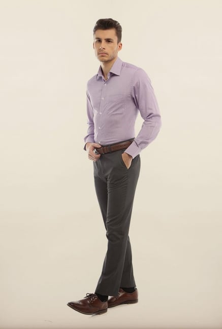 Peter England Purple Formal Shirt Peter England Purple Formal Shirt