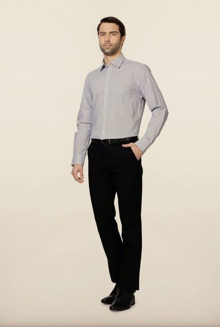 Peter England Lilac Checks Formal Shirt Peter England Lilac Checks Formal Shirt