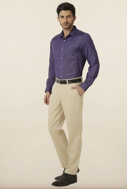 Peter England Navy Formal Shirt Peter England Navy Formal Shirt