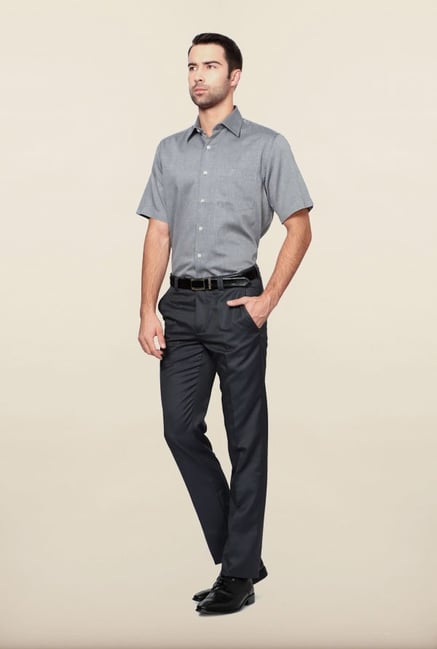 Allen Solly Grey Formal Shirt Allen Solly Grey Formal Shirt