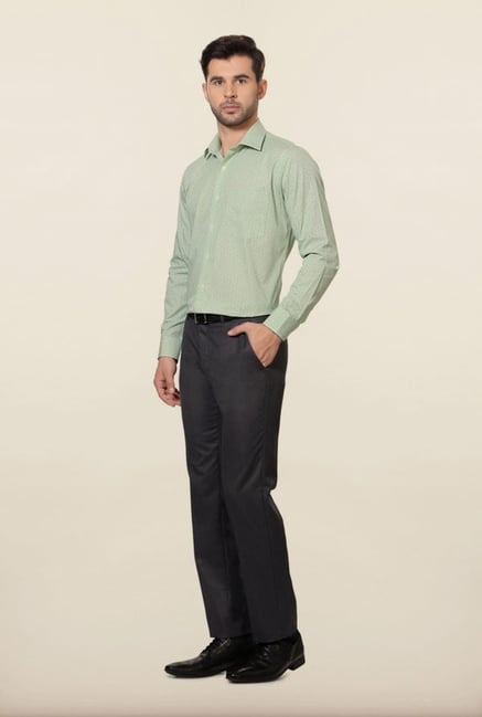 Van Heusen Green Formal Shirt Van Heusen Green Formal Shirt