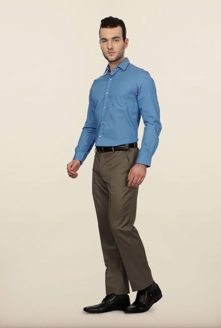 Peter England Blue Formal Shirt Peter England Blue Formal Shirt
