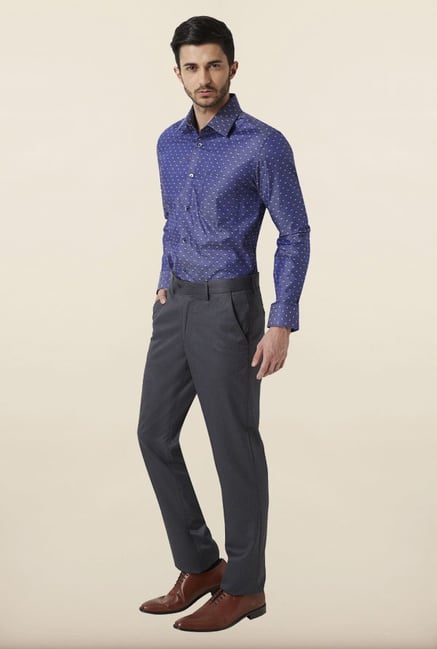 Peter England Blue Formal Shirt Peter England Blue Formal Shirt