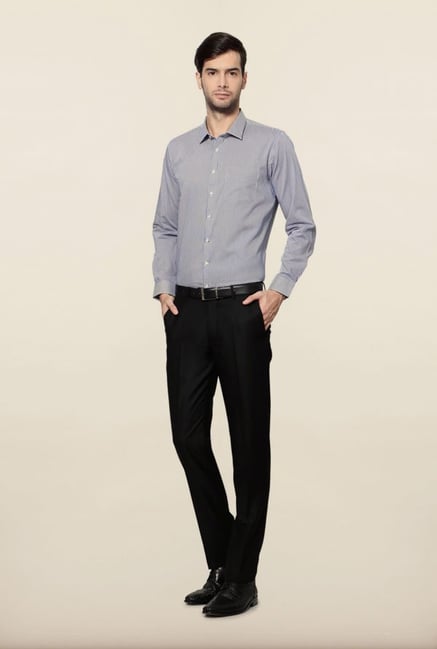 Van Heusen Blue Striped Formal Shirt Van Heusen Blue Striped Formal Shirt