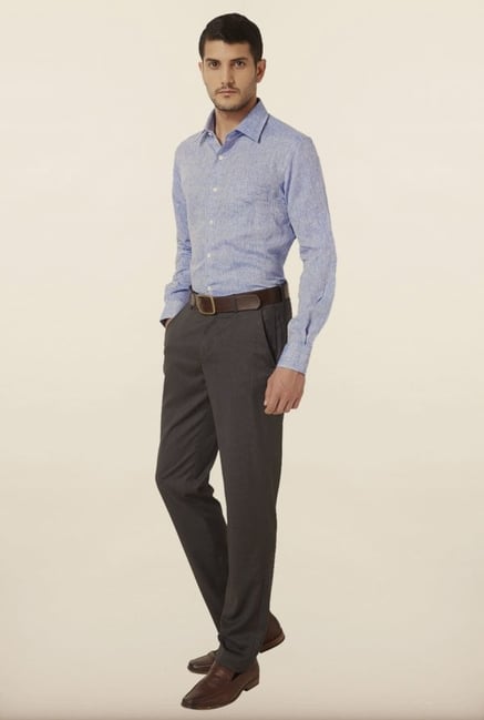 Peter England Blue Formal Shirt Peter England Blue Formal Shirt