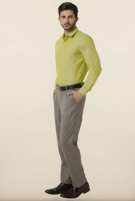 Peter England Green Formal Shirt Peter England Green Formal Shirt