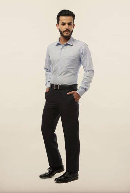 Van Heusen Blue Checks Formal Shirt Van Heusen Blue Checks Formal Shirt