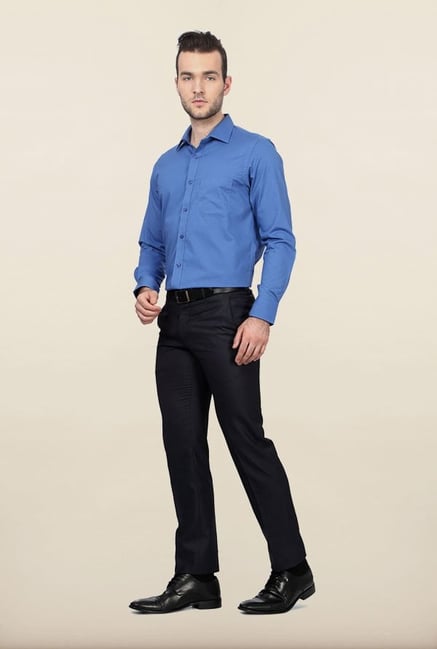 Peter England Blue Formal Shirt Peter England Blue Formal Shirt
