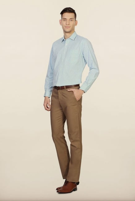 University of Oxford Blue Checks Formal Shirt University of Oxford Blue Checks Formal Shirt