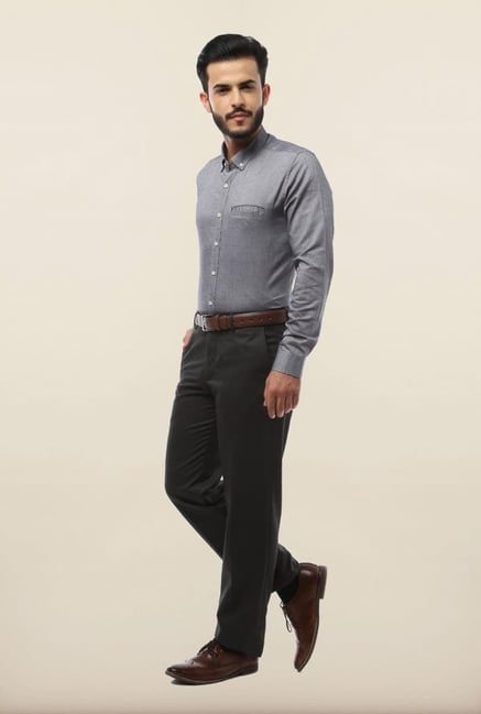 Van Heusen Grey Formal Shirt Van Heusen Grey Formal Shirt