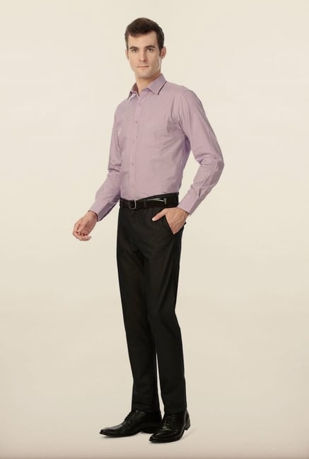 Peter England Purple Formal Shirt Peter England Purple Formal Shirt