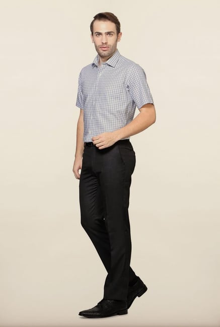 Van Heusen Blue Checks Formal Shirt Van Heusen Blue Checks Formal Shirt