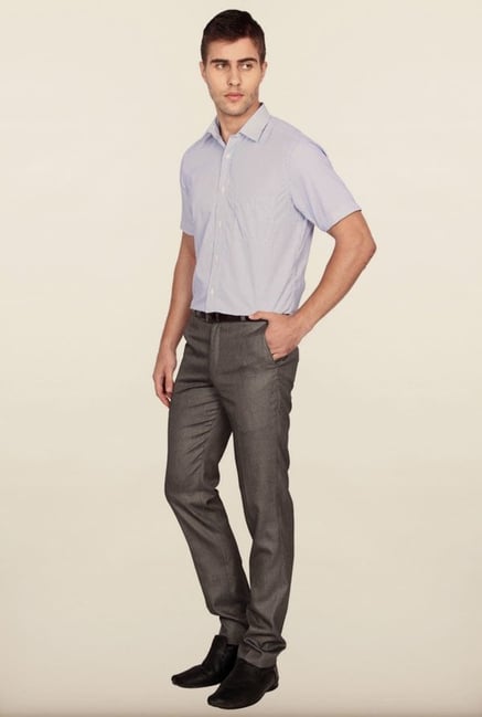 Peter England Blue Striped Formal Shirt Peter England Blue Striped Formal Shirt