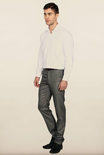Peter England White Checks Formal Shirt Peter England White Checks Formal Shirt