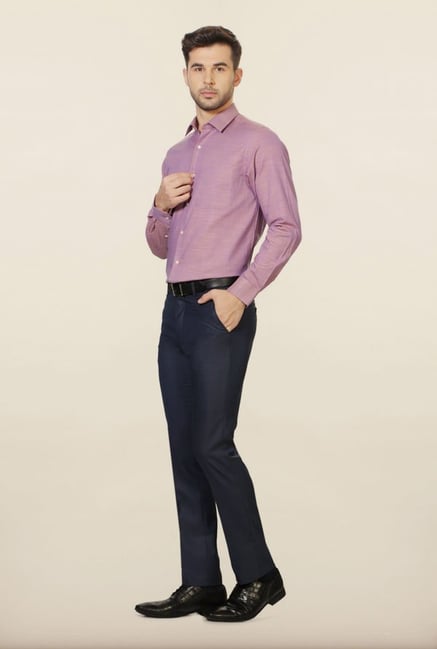 Peter England Purple Formal Shirt Peter England Purple Formal Shirt