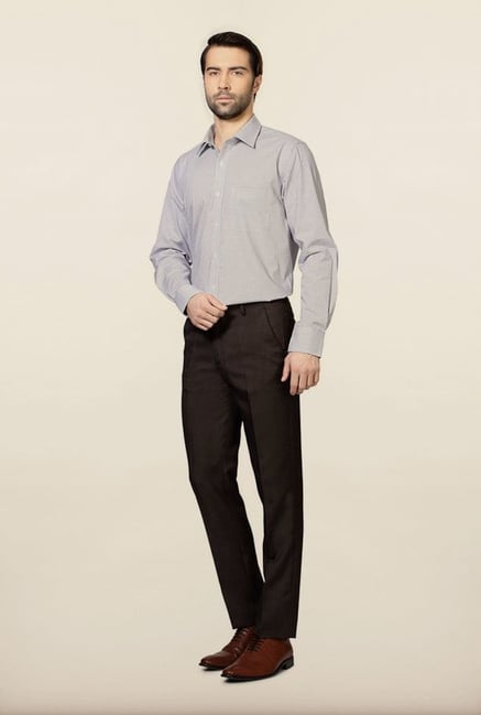 Peter England White Checks Formal Shirt Peter England White Checks Formal Shirt
