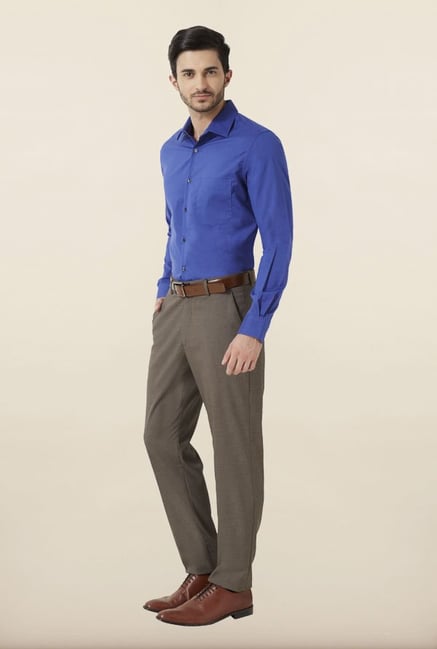 Peter England Blue Formal Shirt Peter England Blue Formal Shirt