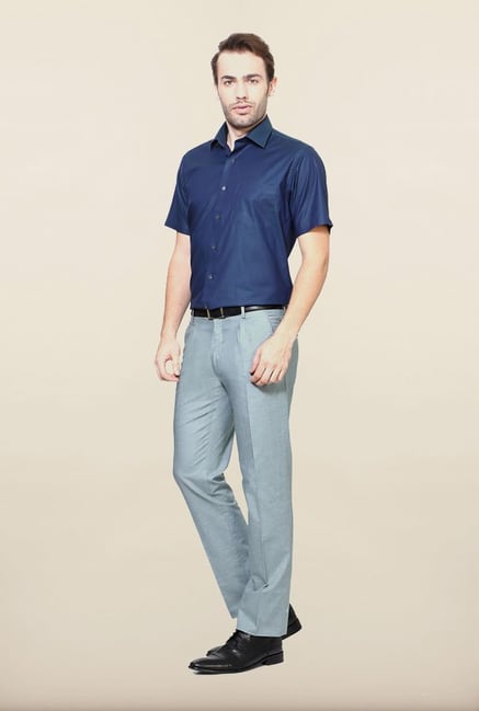 Van Heusen Dark Blue Formal Shirt Van Heusen Dark Blue Formal Shirt