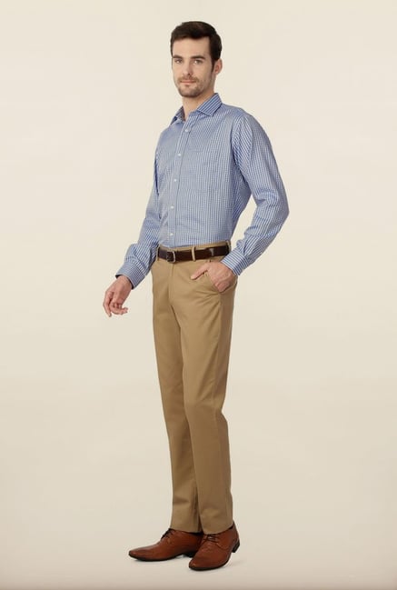 Van Heusen Blue Checks Formal Shirt Van Heusen Blue Checks Formal Shirt