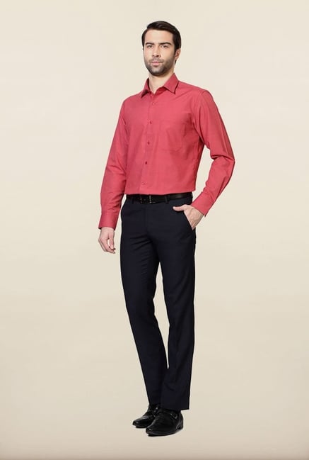 Peter England Red Formal Shirt Peter England Red Formal Shirt