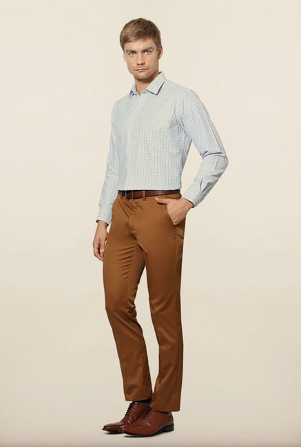 University of Oxford Blue Checks Formal Shirt University of Oxford Blue Checks Formal Shirt