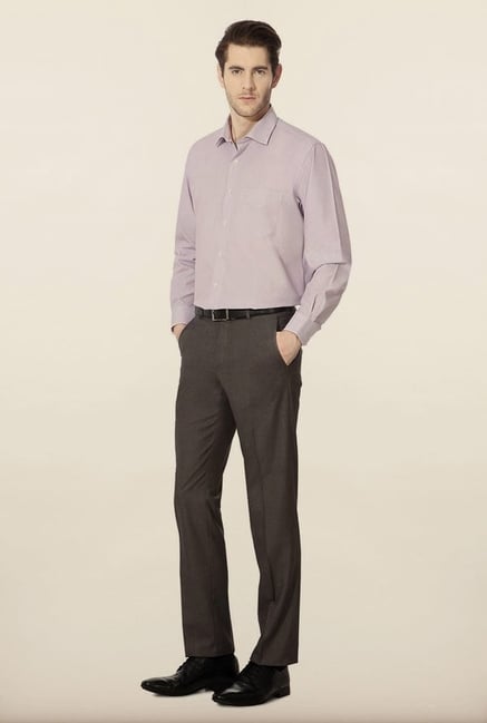 Van Heusen Purple Pin Striped Formal Shirt Van Heusen Purple Pin Striped Formal Shirt