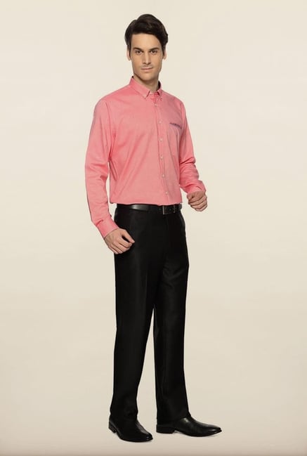 Van Heusen Pink Solid Formal Shirt Van Heusen Pink Solid Formal Shirt