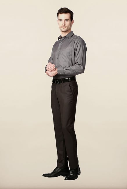 Van Heusen Grey Formal Shirt Van Heusen Grey Formal Shirt