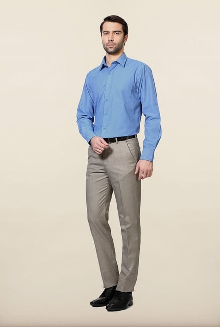 Peter England Blue Checks Formal Shirt Peter England Blue Checks Formal Shirt